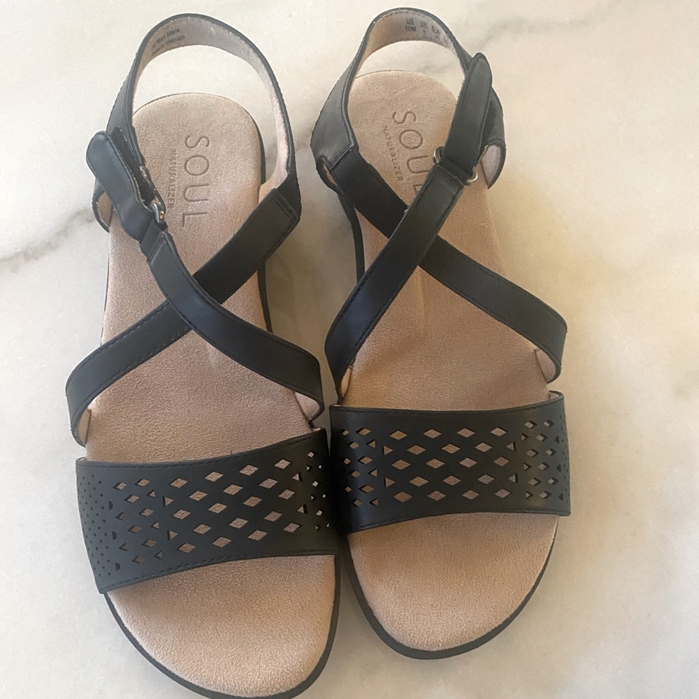 Soul Naturalizer Leather Summer Sandal, Size 10